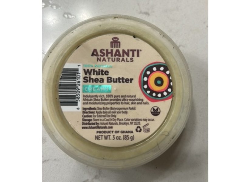 Ashanti Naturals White Shea Butter Cream, 3 oz/85 g