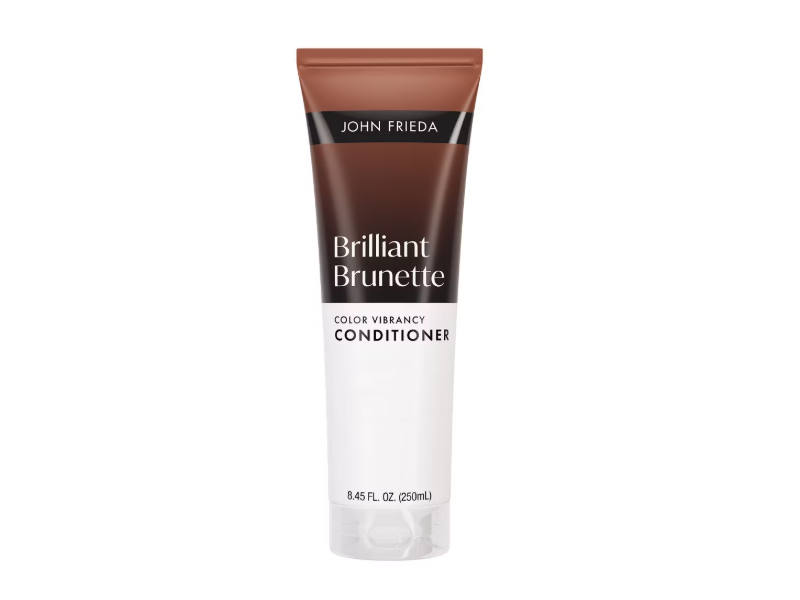 John Frieda Brilliant Brunette Color Vibrancy Conditioner, 8.45 fl oz/250 mL
