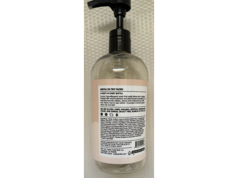 Tubby Todd Bath Co. Hair + Body Wash, Fragrance Free, 25 fl oz/739 mL