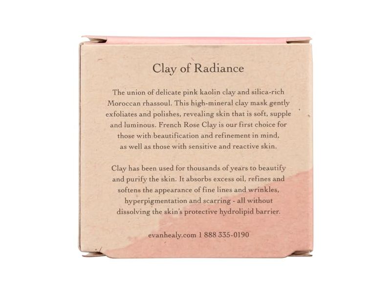EVANHEALY French Rose Clay Mask, 1 OZ