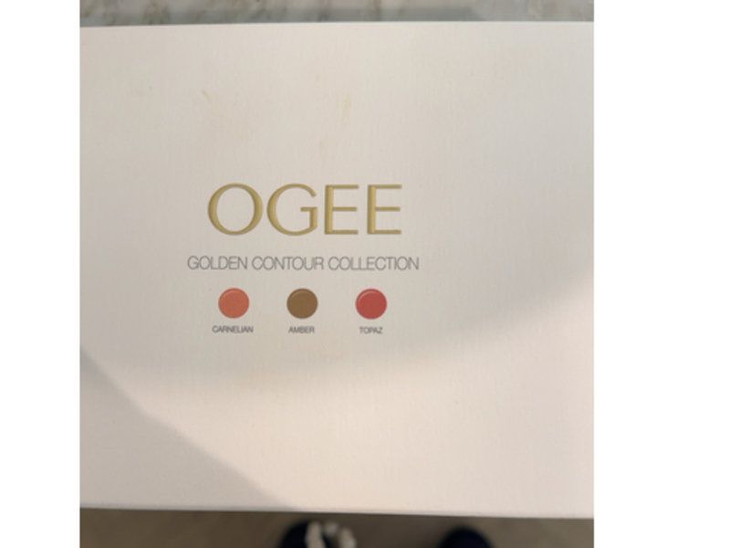 Ogee Golden Contour Stick Trio, Carnelian, Amber & Topaz, 0.28 oz/8 g
