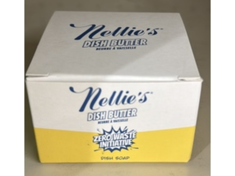 Nellie's Zero Waste Dish Butter Soap, Light Spruce Scent, 6 oz