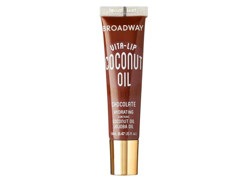 Ruby Kisses Broadway Coconut Oil Lip Gloss, Chocolate, 0.47 fl oz/14 mL
