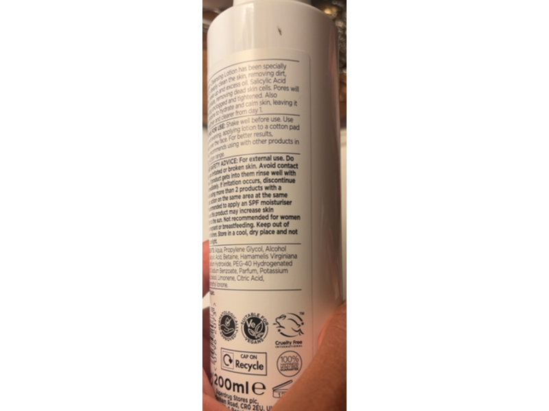 Superdrug Deep Action Cleansing Lotion, 2% Salicylic Acid, 200 mL