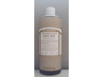 Dr Bronners Magic Soap, Sandal Jasmine, 25 fl oz/739 mL