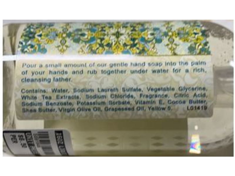 Greenwich Bay Trading Company White Tea Calendula Luxurious Hand Soap, 16 fl oz/473 mL