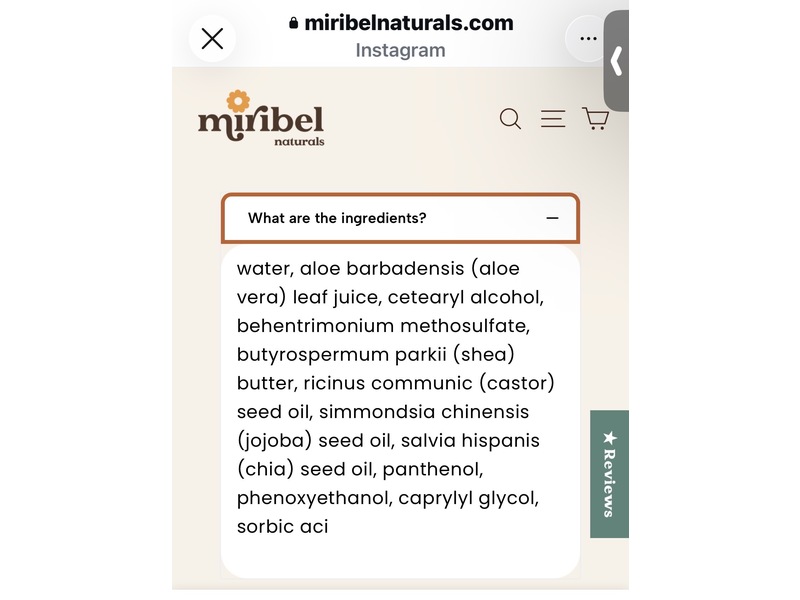 Miribel Naturals Dreamy Hair Cream, 8 oz/227 g