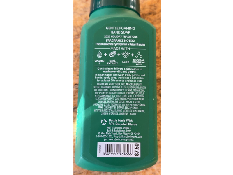 Bath & Body Works Gentle Foaming Hand Soap, Hope Shines Bright, 8.75 fl oz/259 mL