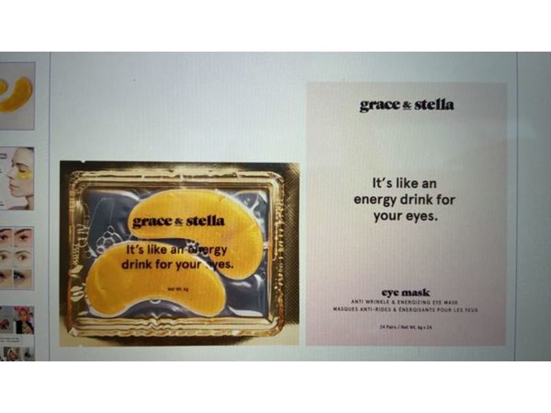 Grace & Stella Anti Wrinkle & Energizing Eye Mask, 24 Pairs