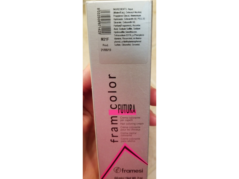 Framesi Fram Futura Hair Color, 6N Dark Blonde, 2 oz/60 ml