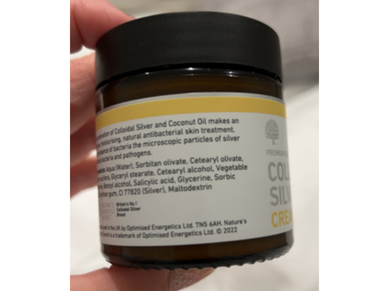 Nature's Greatest Secret Premium Quality Colloidal Silver Cream, 100 g