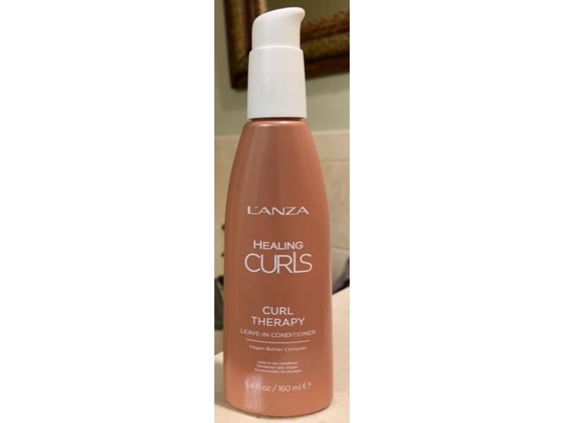 L'anza Healing Curls Curl Therapy Leave-In Conditioner, 5.4 fl oz/160 mL