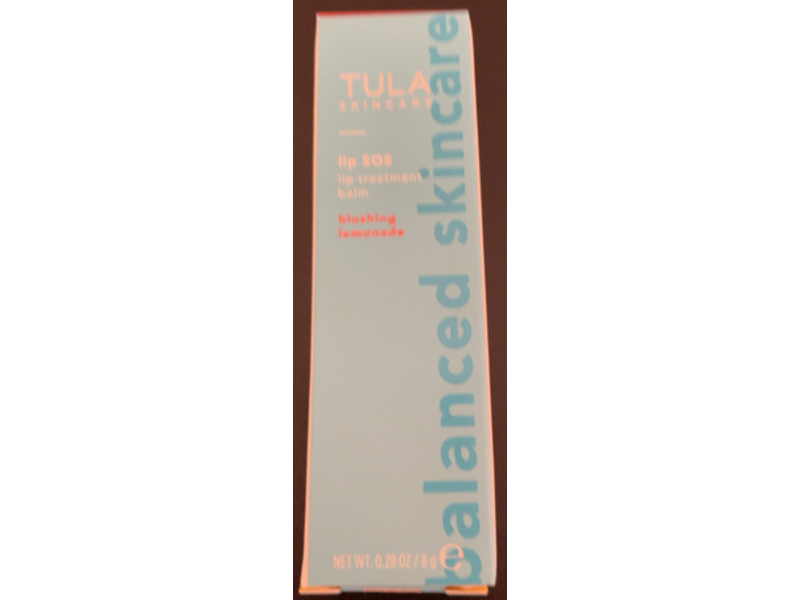 Tula Skin Care Lip Treatment Balm, Blushing Lemonade, 0.28 oz/8 g