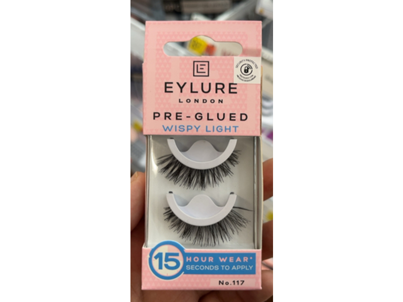 Eylure London Pre - Glued Wispy Light lashes, 117, 1 Pair