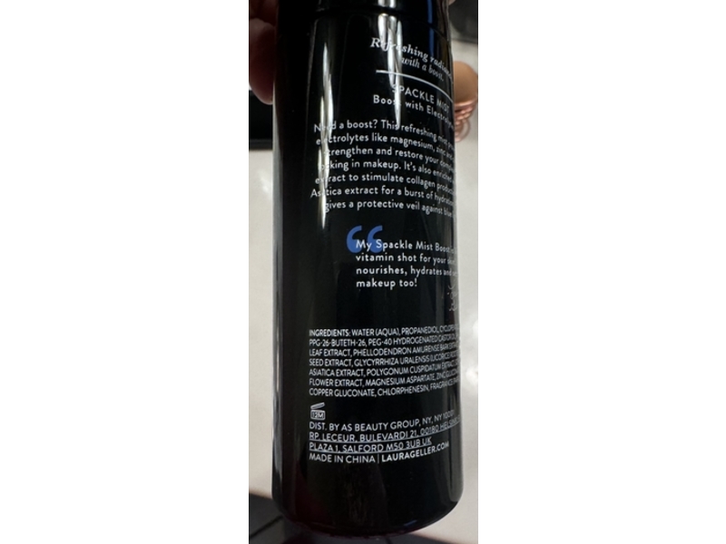 Laura Geller Spackle Mist, Electrolytes, 3.3 fl oz/100 mL