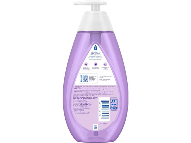 Johnson’s Calming Baby Shampoo, 20.3 fl oz/600 mL