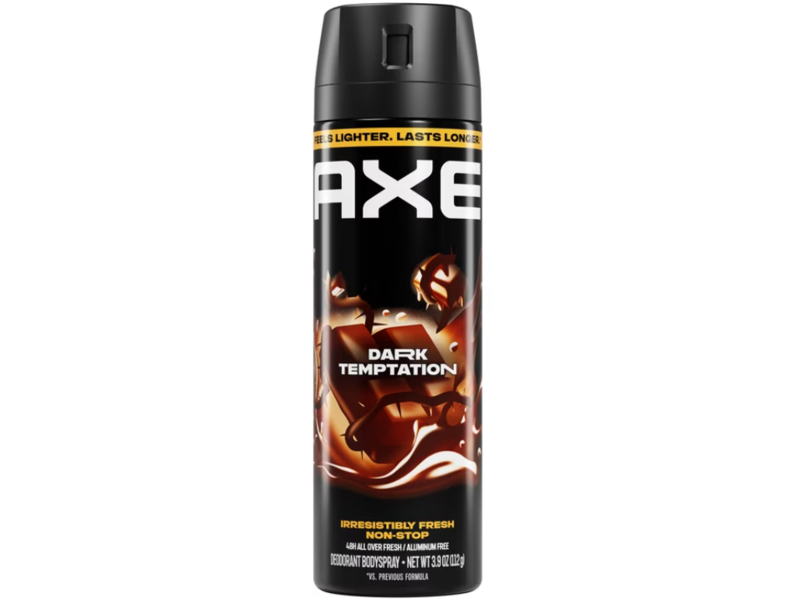 Axe irresistibly Fresh Deodorant Body Spray, Dark Temptation, 3.9 oz/112 g
