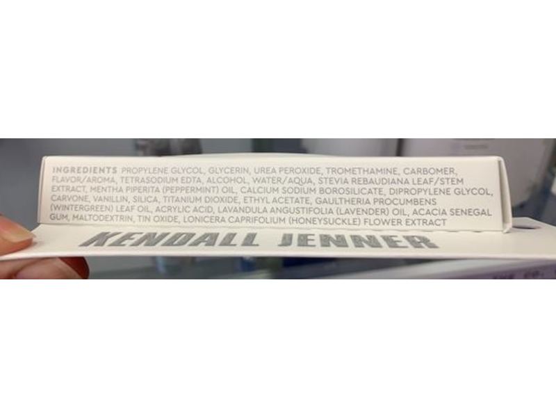 Moon Kendall Jenner Platinum Advanced Teeth Whitening Pen, Platinum Mint, 0.10 fl oz/2.97 mL