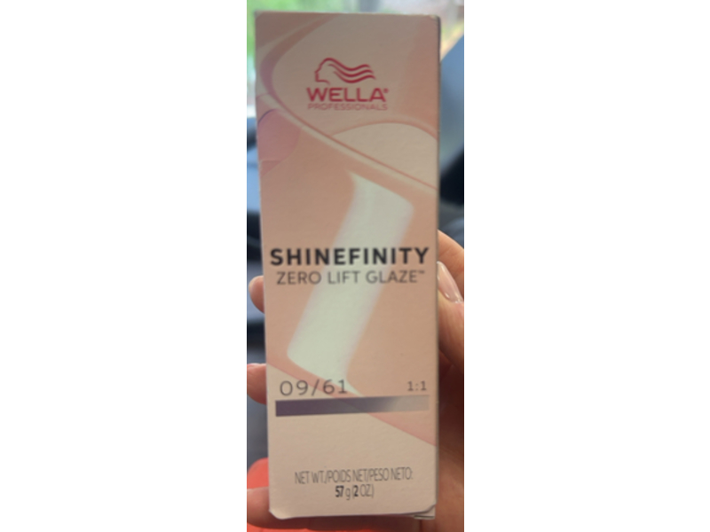 Wella Shinefinity Zero Lift Glaze Demi-Permanent Gel-Creme Color, 09/61 Very Light Blonde Violet Ash, 2 oz/57 g