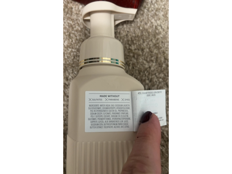 White Barn Gentle + Clean Foaming Hand Soap, Coffee & Whiskey, 8.75 fl oz/259 mL, Pack Of 2