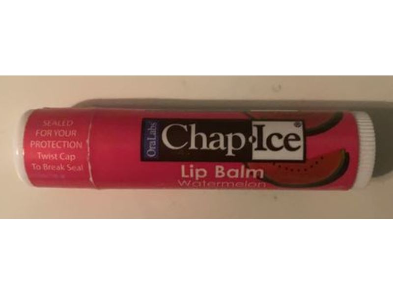 Oralabs Chap-Ice Lip Balm, Watermelon, 8 Count