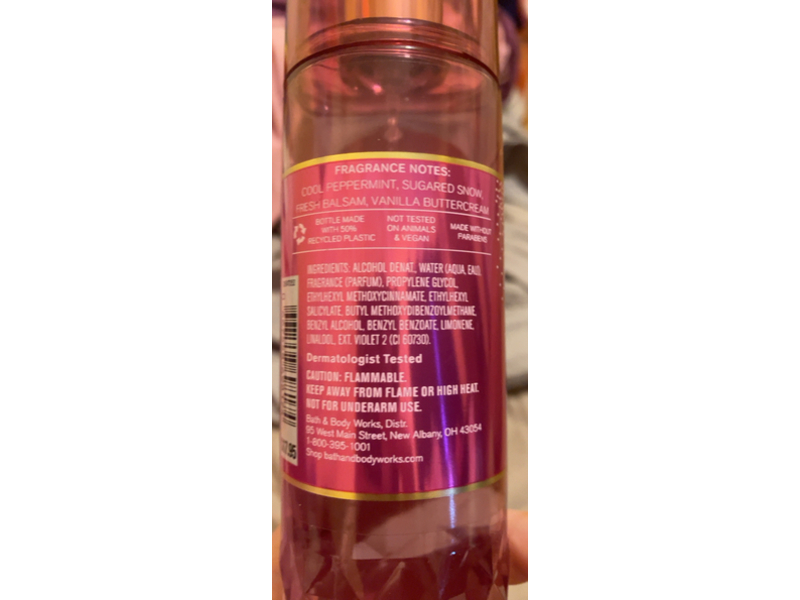 Bath & Body Works Fine Fragrance Mist, Twisted Pepper Mint, 8 fl oz