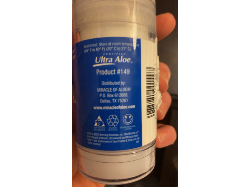 Miracle Heel Stick with Ultra Aloe, 2.5 oz/71 g