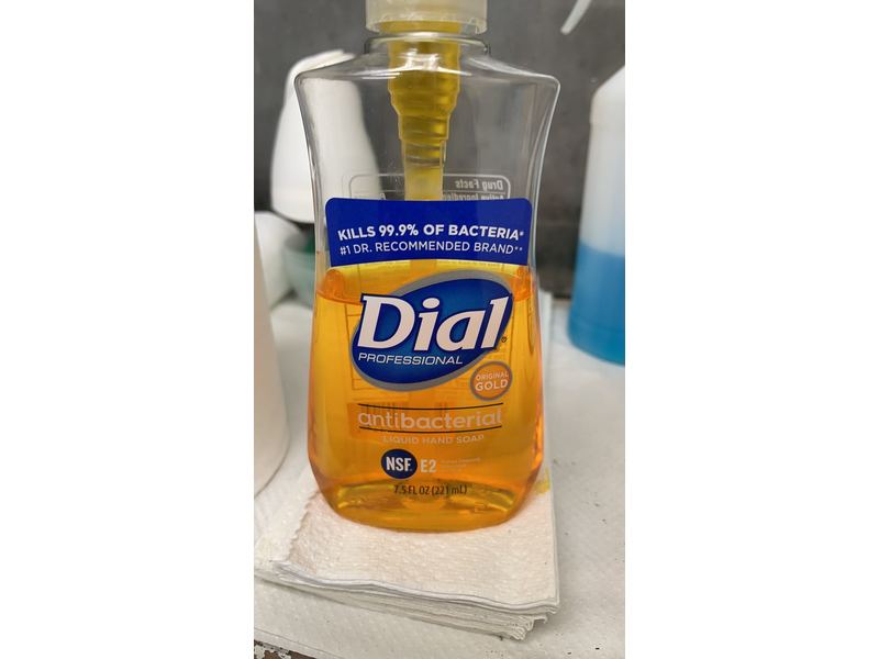 Dial Liquid Antibacterial Hand Soap, Gold, 7.5 fl oz