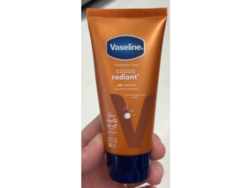 Vaseline Intensive Care Cocoa Radiant Body Lotion, 2 fl oz/60 mL