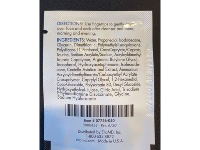 EltaMD Skin Recovery Serum, 0.07 oz/2 g