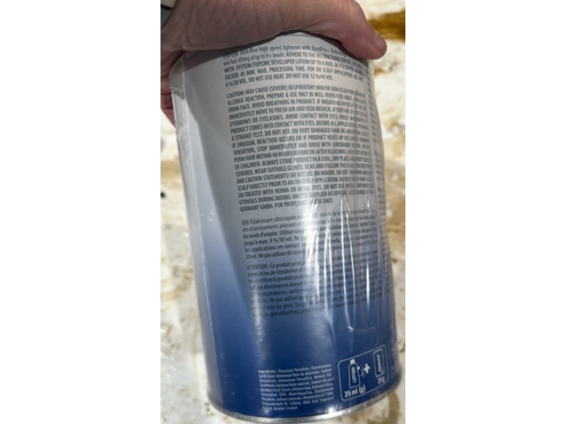 Goldwell Light Dimension Oxycur Platin 9+ Lightening Powder, 35.2 fl oz/1000 g