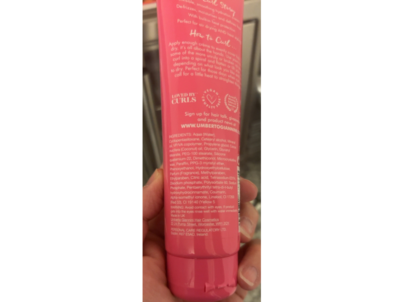 Umberto Giannini,Creme de Curl Control Cream, 5.0 fl oz/150 mL