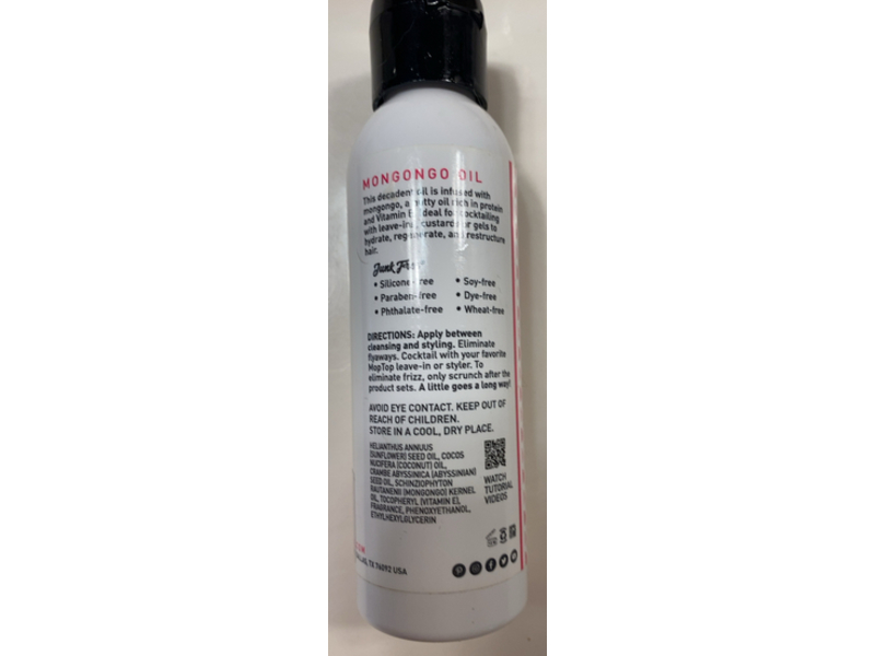 MopTop Kumquat Essence Healthy Haircare, Mongongo Oil, 4 fl oz/118 mL