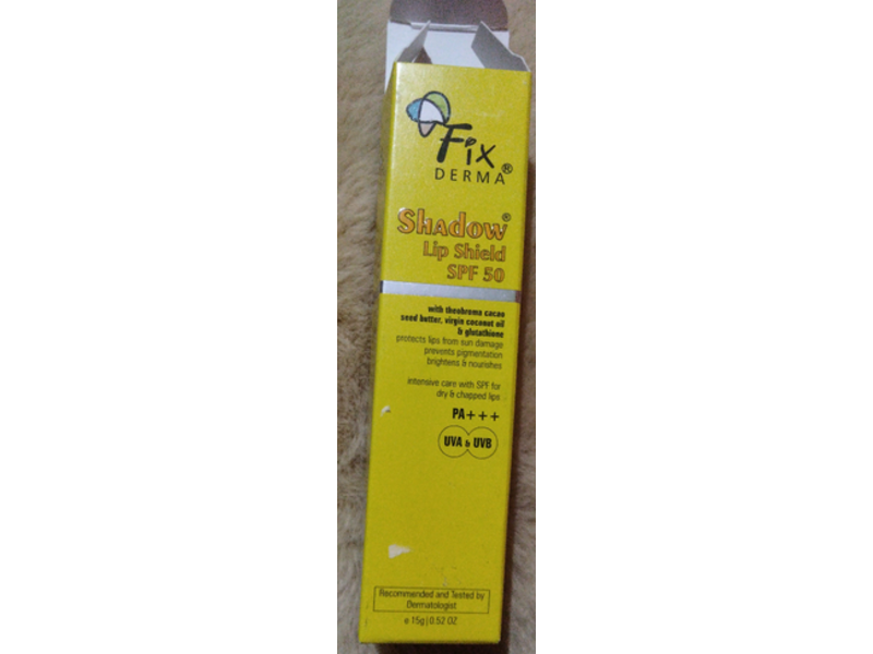 Fixderma Shadow Lip Shield, SPF 50, 0.52 oz/15 g