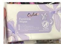 Orchid Feminine Wipes, Lavender Scent, 40 Count - thumbnail 2