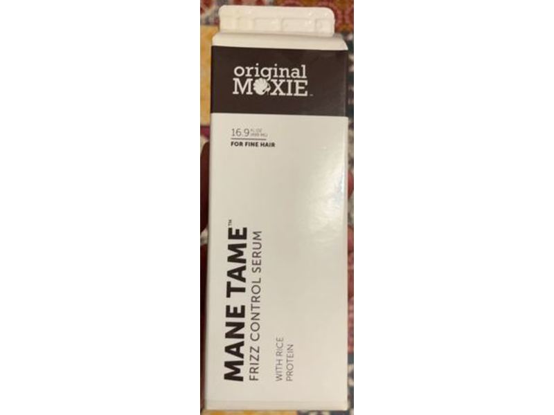 Original Moxie Mane Tame Frizz Control Serum, Rice Protein, 16.9 fl oz/499 mL