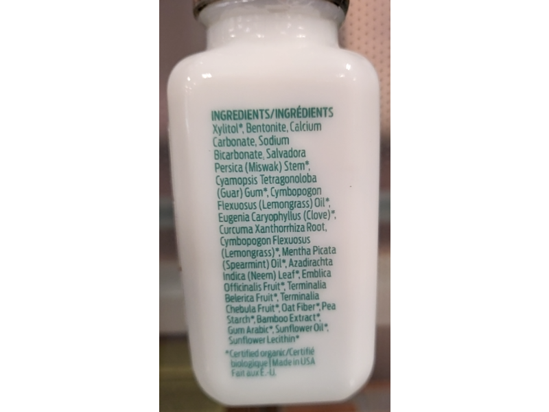 drTung’s Spearmint Herbal Tooth Powder Tabs with Neem & Miswak, 1.2 oz/3.4 g, 100 Count