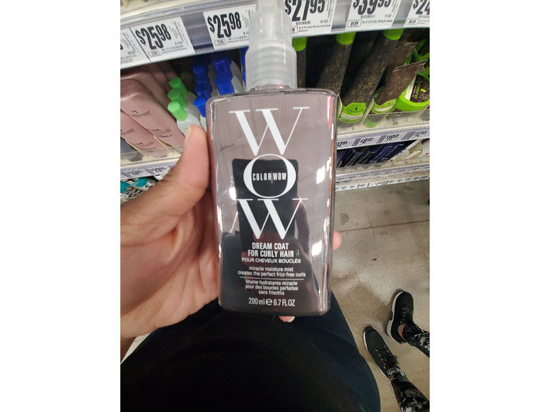 Color Wow Dream Coat for Curly Hair Miracle Moisture Mist, 6.7 fl oz/200 mL