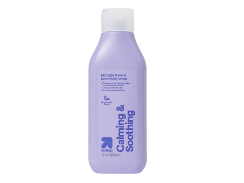 Up & Up Calming & Soothing Scented Body Wash, Midnight Jasmine, 22 fl oz/650 mL