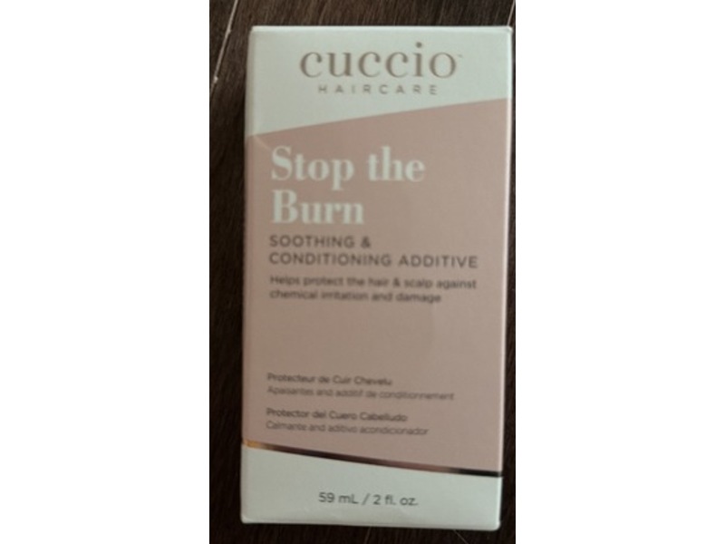 Cuccio Haircare Stop The Burn Soothing & Conditioning Additive, 2 fl oz/59 mL