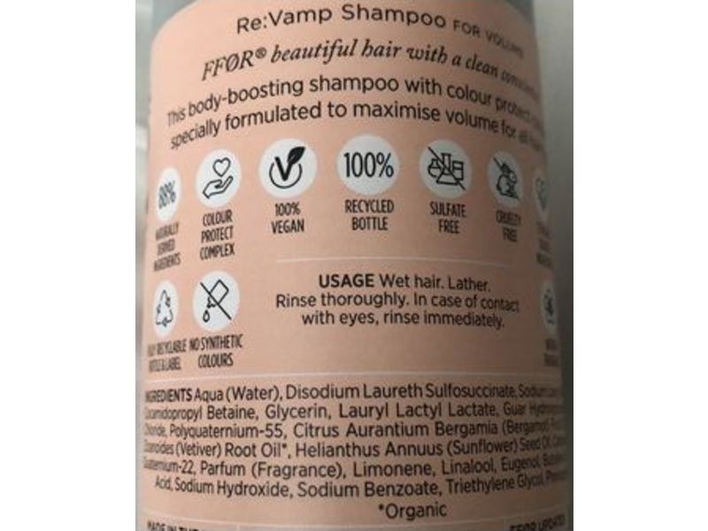 Ffor Re:Vamp Shampoo, Volume, 300 mL