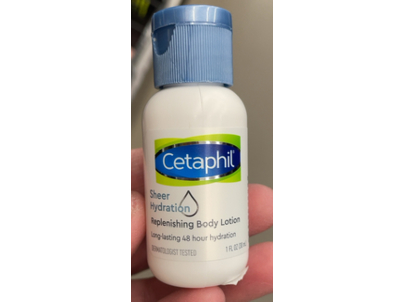 Cetaphil Replenishing Body Lotion, Sheer Hydration,1 fl oz/30 mL