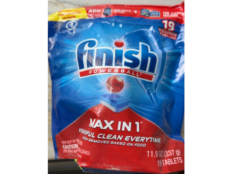 Finish Max In 1 Powerball, 11.9 oz/337 g, 19 Count
