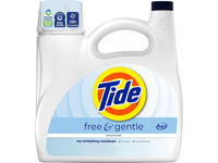 Tide Free & Gentle Liquid Laundry Detergent, Unscented, 152 Loads, 170 fl oz/5.02 L - thumbnail 1