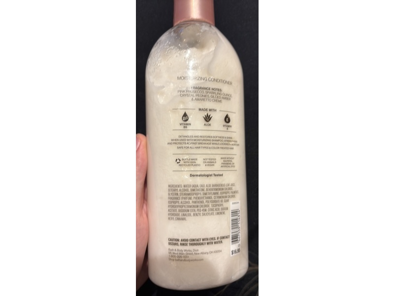 Bath & Body Works Moisturizing Conditioner, A Thousand Wishes, 16 fl oz/473 mL