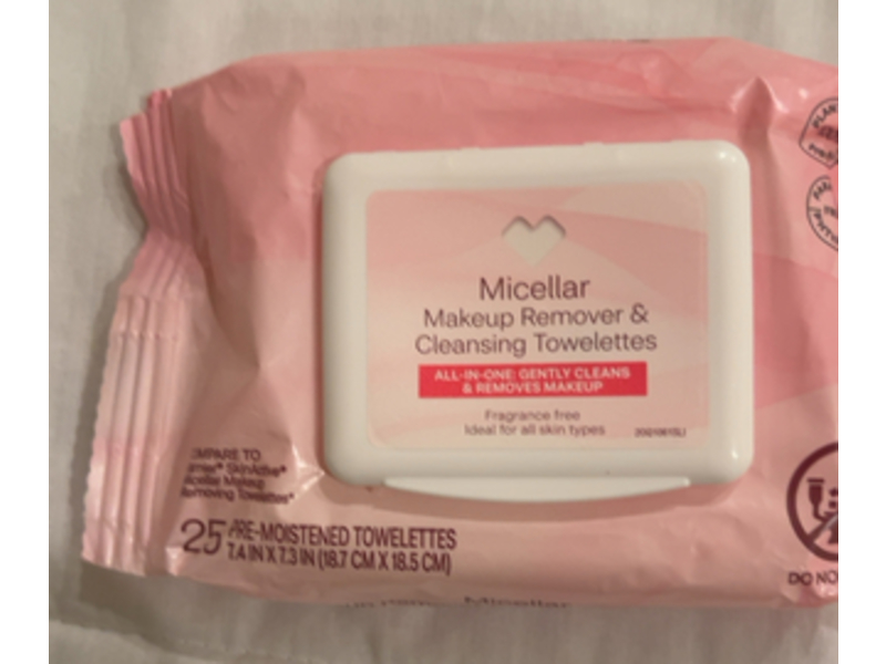 CVS Micellar Makeup Remover & Cleansing Towelettes, 25 Count