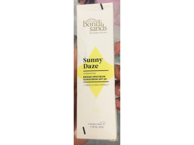 Bondi Sands Sunny Daze Hydrating Sunscreen, SPF 50, 1.76 fl oz/50 g