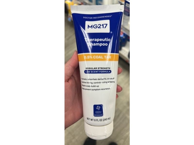 MG217 Therapeutic Shampoo, 0.5% Coal Tar, 8 fl oz/240 mL
