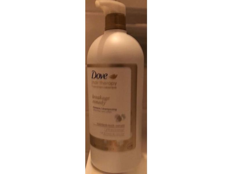 Dove Hair Therapy Shampoo, Breakage Remedy, Nutrient-Lock Serum, 33.8 fl oz/1 L