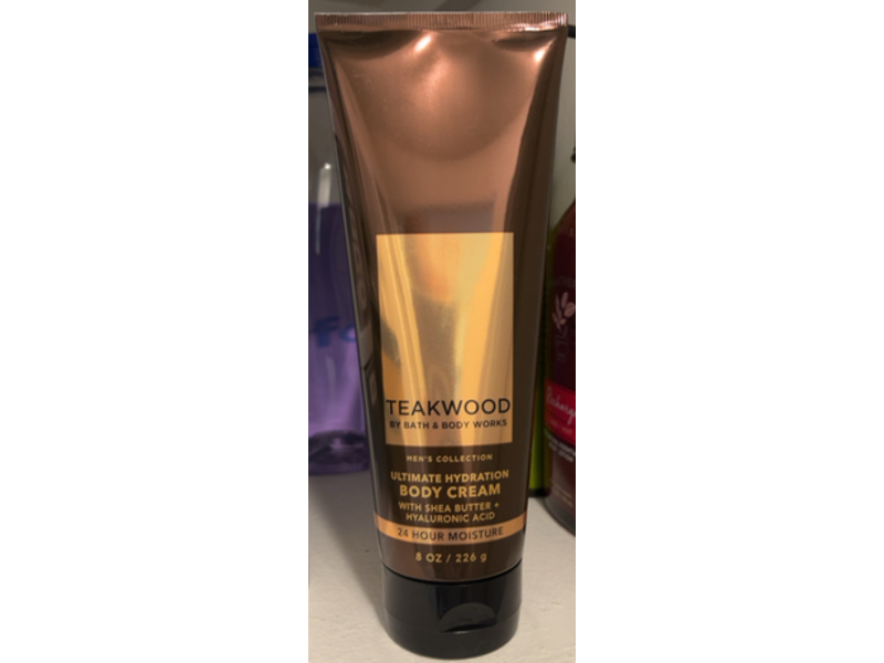 Bath & Body Works Body Cream, Teakwood, 8 oz/226 g, Pack Of 2